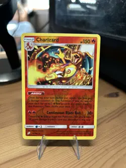 Pokemon TCG Charizard 14/181 Team Up Holo LP/NM - Image 1