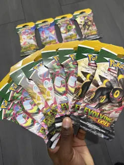 Pokemon Evolving Skies Sleeved Booster Packs - X8 Sealed - Image 2