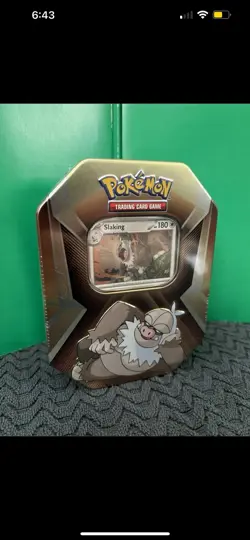 Pokemon TCG: Scarlet & Violet Slaking Triple Whammy Collector’s Tin- Sealed-New - Image 1