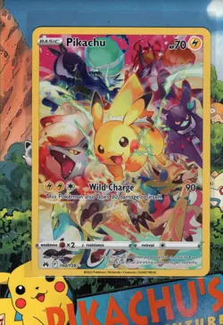 Pokemon TCG Pikachu Crown Zenith 160/159 Holo Secret Rare NM/M 2 - Image 1