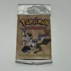 Pokemon WOTC Factory Sealed Fossil Pack Long Crimp featuring Aerodactyl 21.06g 742818060714 - Image 2