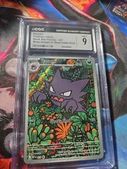 Haunter Pokemon (2025) Black Star Promos - 027 Mega Battle Deck CGC GEM MINT 9 - Image 1