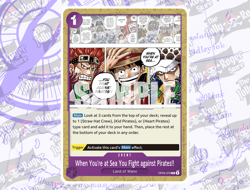 OP05-076 - When You're at Sea You Fight against Pirates!! | ONE PIECE Card Game - Image 1