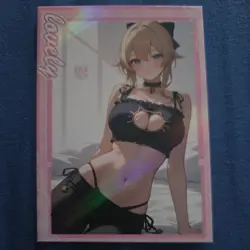 Jean, Genshin, Misty Butterfly Spicy Anime Waifu Goddess Trading Card Premium - Image 1