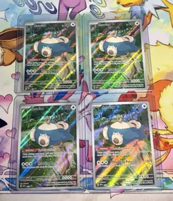 Snorlax 051 Sv: Scarlet & Violet 151 Promo Cards Holo - Lot of (4) Promos - Image 1
