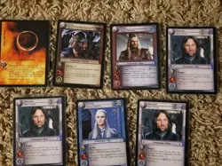 301 Lord Of The Rings TCG 2001-2003 Card Lot. Mixed Series 21 Rares 2 Foils NM - Image 2