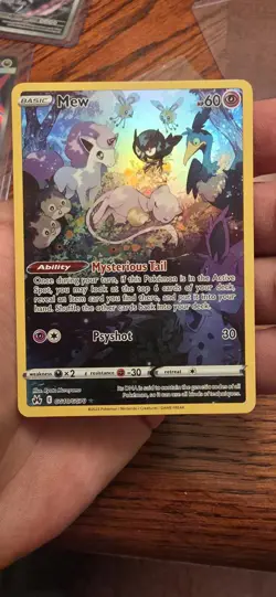 Pokemon TCG Crown Zenith: Galarian Gallery Mew GG10/GG70 Holo Card NM/M - Image 3