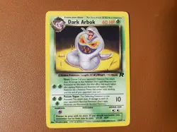 Dark Arbok Card 19/82 Non-Holo Rare, Team Rocket Series (LP) Pokemon - Image 1