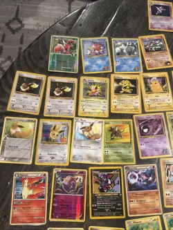 Vintage Pokemon Cards 85 count LP/MP Some 1st Edition, Some Holos. - Image 5