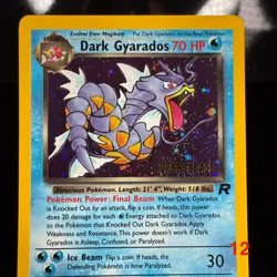 Dark Gyarados (Prerelease) #08/82 (Near Mint) Wotc Promo Holo Pokemon Card - Image 4