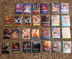 English One Piece Card Game Alt Art Lot of 27 Cards - Image 1