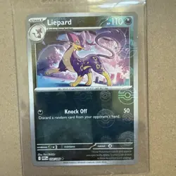 Pokemon Black Bolt White Flare 056/086 Liepard Poke Ball Pattern English - Image 1