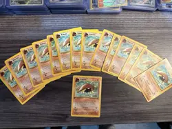 BIG KABUTO FOSSIL LOT - 1ST ED!! - LP/MP/HP - 15 Cards! 1 FIRST ED! POKEMON! - Image 1