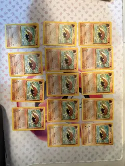 BIG KABUTO FOSSIL LOT - 1ST ED!! - LP/MP/HP - 15 Cards! 1 FIRST ED! POKEMON! - Image 4