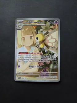 Pokemon TCG Lillie's Ribombee 164/159 Journey Together Holo Illustration Rare - Image 1
