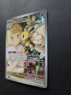 Pokemon TCG Lillie's Ribombee 164/159 Journey Together Holo Illustration Rare - Image 3