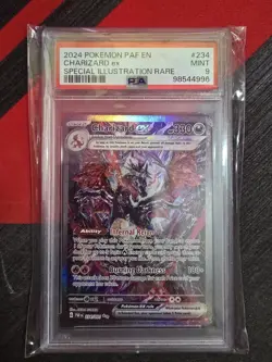 Pokemon 2024 SV Paldean Fates Charizard EX #234/091 PSA 9 - Image 1