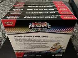 Lot of 6 New Pokemon Prismatic Evolutions POSTER COLLECTION IN HAND Ships Now! - Image 3