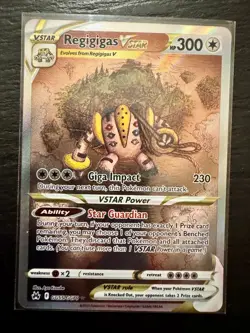 Regigigas Vstar GG55/GG70 - Crown Zenith Galarian Gallery -Holo Pokemon TCG (NM) - Image 1