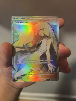 Pokemon TCG Lusamine 110/111 Holo Full Art Ultra Rare Crimson Invasion nm - Image 1
