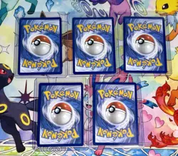 Pokemon English Full Art & Illustration Rare Lot of 5 Gold / Mega Latias Promos - Image 2