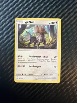 Typ:Null # 115/156 Rare Ultra Prisma 2018 Sonne & Mond 5 Pokemon Sun Moon - Image 1
