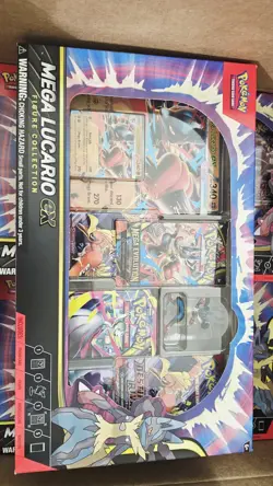 X1 Pokemon TCG Mega Evolution Mega Lucario Ex Figure Collection New Sealed - Image 1
