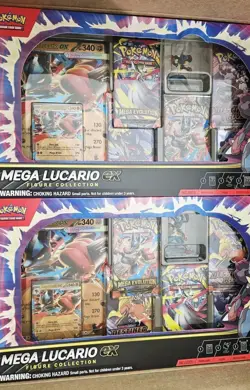X1 Pokemon TCG Mega Evolution Mega Lucario Ex Figure Collection New Sealed - Image 2