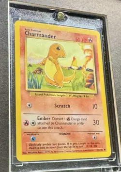 Pokemon Base Set Starter Trio + Pikachu Framed Set Display! Ready To Hang! - Image 5