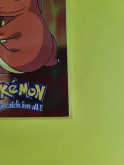 Topps Pokemon Evolution Charmander E4 of 12, Blue Logo, Never Played, Holo - Image 4