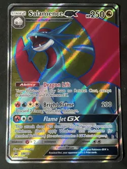 2018 Salamence GX SM139 - Black Star Promos - Pokemon - Full Art - NM - Image 1