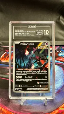 2024 Flutter Mane #097 Pokemon Center ETB Scarlet & Violet Promo TAG 10 *Pop 2* - Image 3