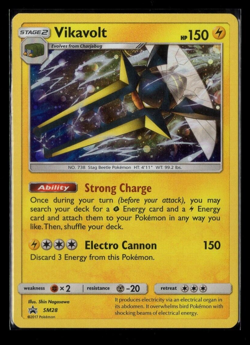 Vikavolt SM28 Holographic Black Star Promo Pokemon TCG Near Mint - Image 1
