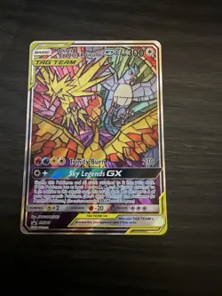 Pokemon TCG Moltres Zapdos Articuno GX SM210 Black Star Promo MT/NM Ungraded - Image 1