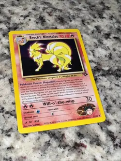 Brock's Ninetales #3/32 Pokemon TCG Gym Challenge Rare Holo EXCELLENT condition - Image 3