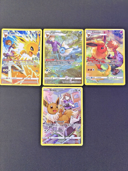 Pokemon - Eevee Flareon Jolteon Vaporeon Holo Brilliant Stars Trainer Gallery - Image 1