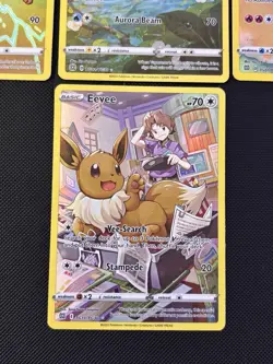Pokemon - Eevee Flareon Jolteon Vaporeon Holo Brilliant Stars Trainer Gallery - Image 5