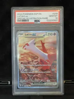 Pokemon 2024 Latias ex 239/191 SIR Surging Sparks GEM MINT PSA 10 Holo Rare - Image 1
