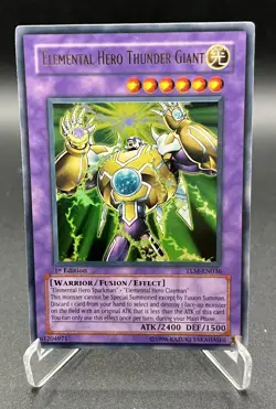 Elemental Hero Thunder Giant TLM-EN036 - Ultra Rare 1st Edition YuGiOh - NM - Image 1