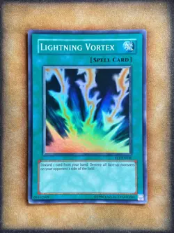 Yugioh Lightning Vortex FET-EN040 Super Rare NM - Image 1