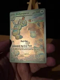 Dudunsparce Scarlet & Violet Paldea Evolved Holo Illustration Card 229/193 - Image 3
