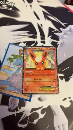 Pokemon TCG Flareon EX Holo Rare Card RC6/RC32 Generations Radiant Collection - Image 1