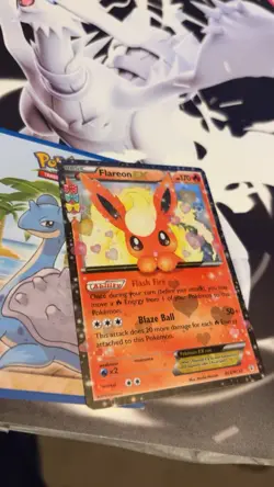 Pokemon TCG Flareon EX Holo Rare Card RC6/RC32 Generations Radiant Collection - Image 2