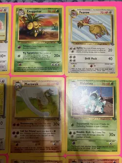 32/64 Vintage ‘99 WOTC Pokemon Jungle Includes All Uncommon & Common Cards NM-HP - Image 3
