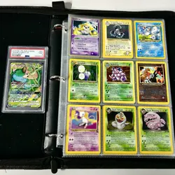 Pokemon Collection Vintage WoTC & PSA Venusaur Cards Shadowless Nidoking Binder - Image 1