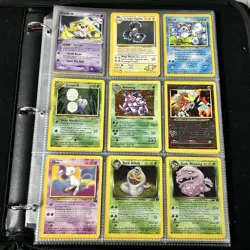 Pokemon Collection Vintage WoTC & PSA Venusaur Cards Shadowless Nidoking Binder - Image 4