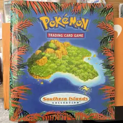 2001 Vintage Pokemon Southern Islands Collection Binder (No Cards, Binder Only) - Image 1