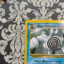 Misty's Poliwrath 31/132 Gym Heroes Rare LP Vintage Pokemon Card - Image 3