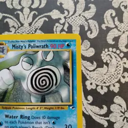 Misty's Poliwrath 31/132 Gym Heroes Rare LP Vintage Pokemon Card - Image 4