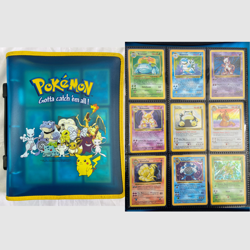Pokemon Cards VINTAGE Collection Binder - Rare Holos, First Edition, WOTC 1999 - Image 1